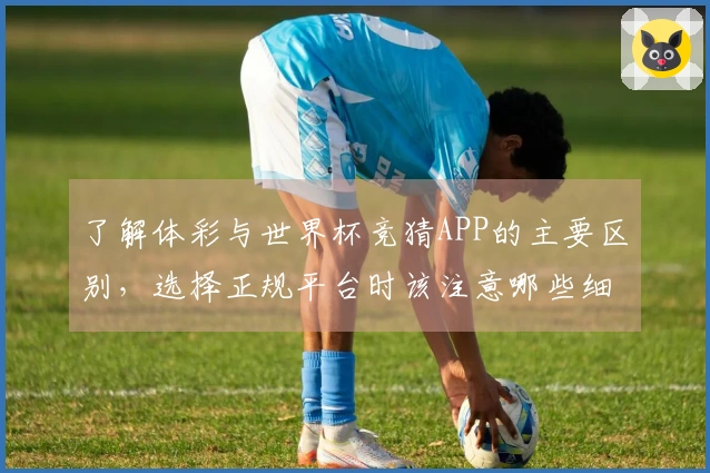 了解体彩与世界杯竞猜APP的主要区别，选择正规平台时该注意哪些细节