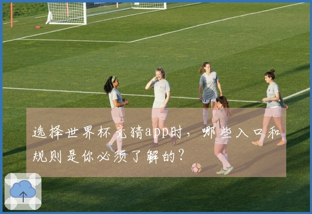 选择世界杯竞猜app时，哪些入口和规则是你必须了解的？